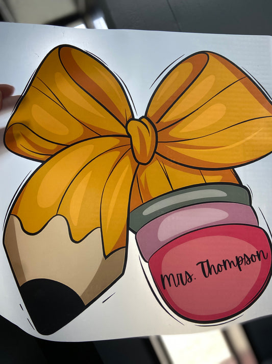 Quick Ship Mrs. Thompson Bow T-shirt