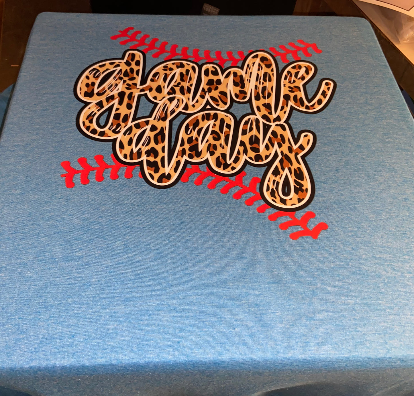 Gameday Leopard Ball Stitch T-Shirt