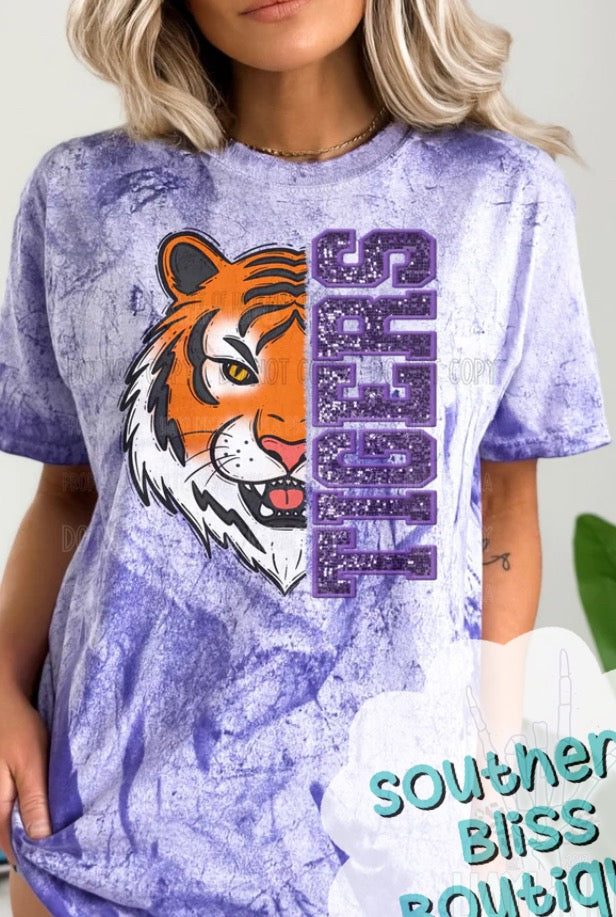 Mascot Tiger Glitter T-Shirt