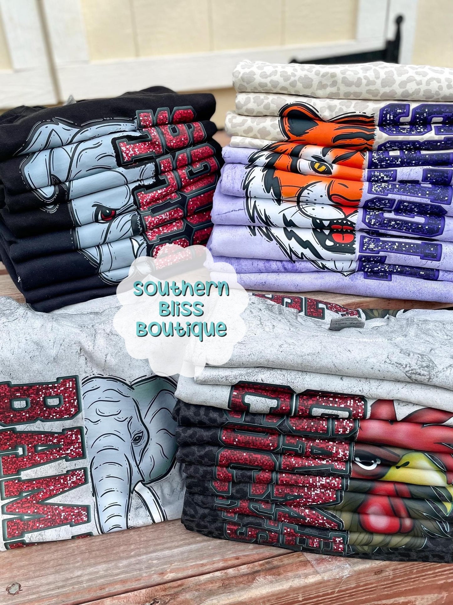 Mascot Tiger Glitter T-Shirt