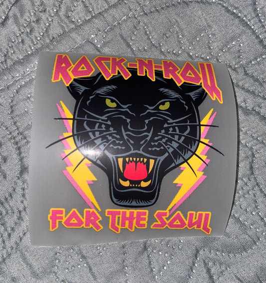 Rock n Roll for the soul DTF Hat Print 4x4in