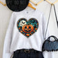 Pumpkin Collage Heart Halloween T-shirt