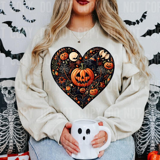 Halloween Heart Collage T-shirt