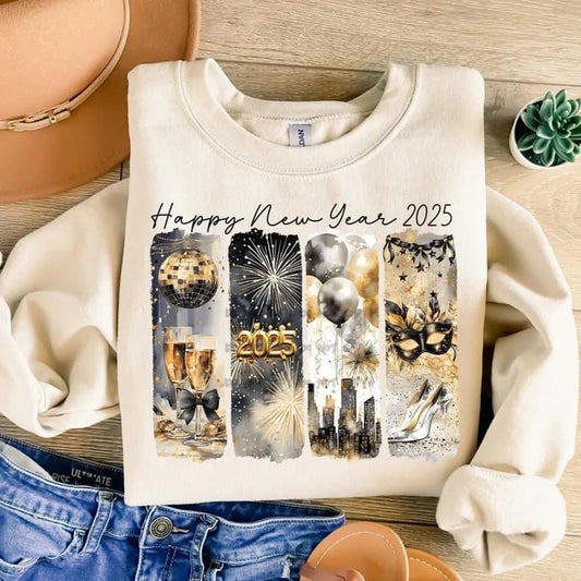 Happy New Year 2025 Sweatshirt