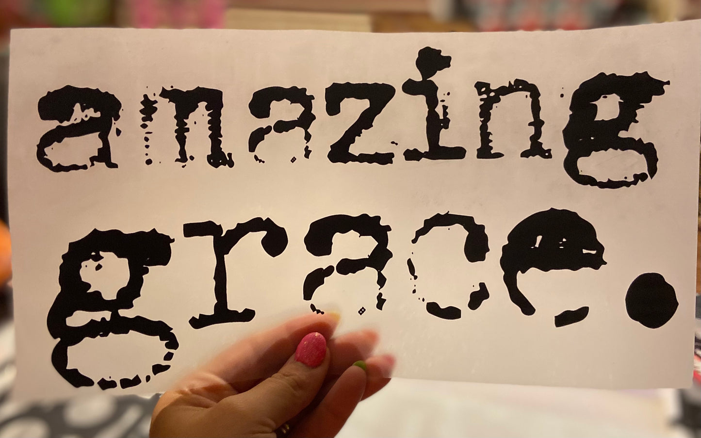Quick Ship Amazing Grace T-shirt