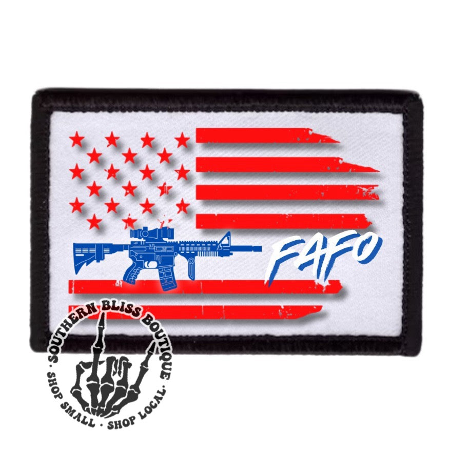 FAFO American Flag Trucker Hat Patch Only