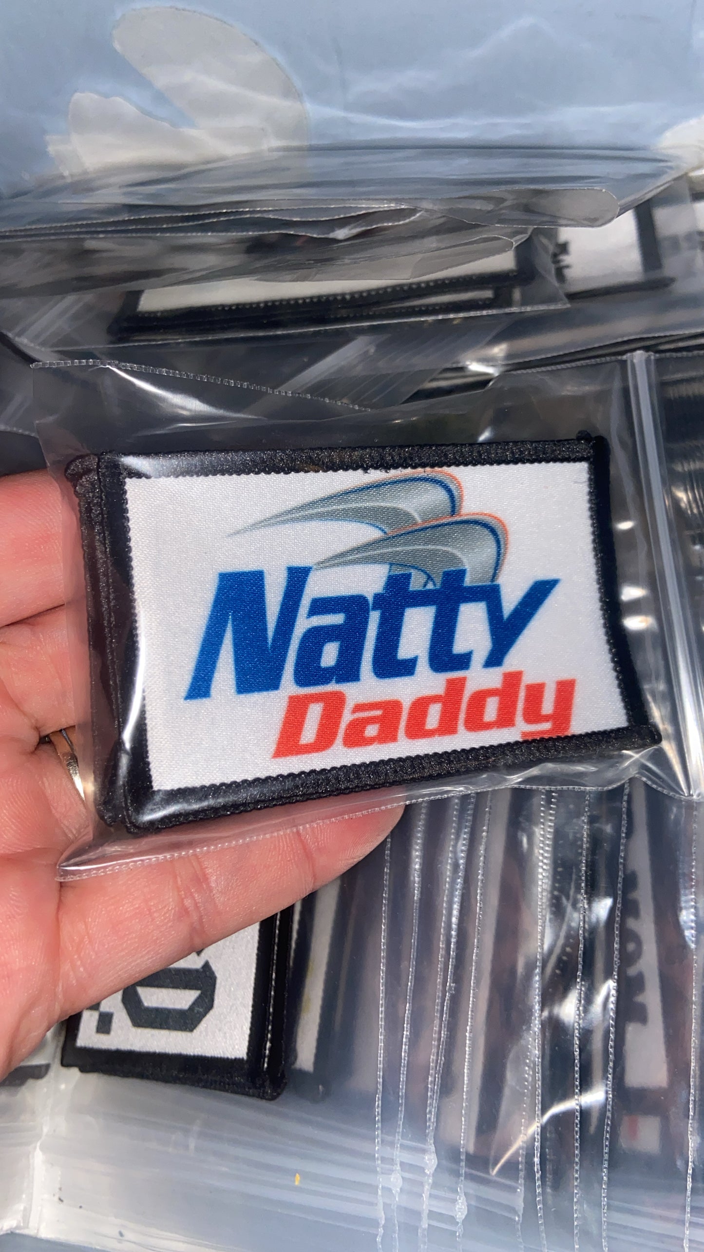 RTS Natty Daddy 4in Iron On Hat Patch