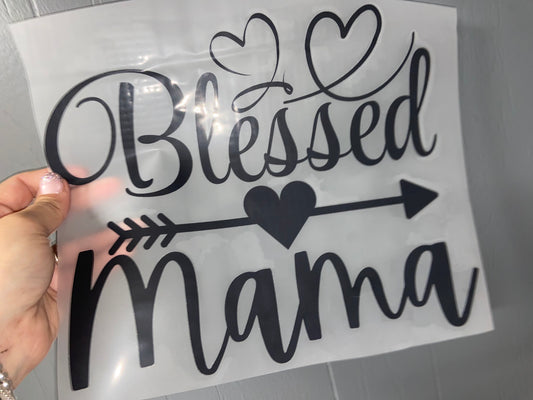 Quick Ship Blessed Mama T-shirt