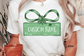 Custom Name Or Title Bow St Patricks T-shirt