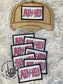 ADHD Lighting Bolt Trucker Hat Iron On Patch Only