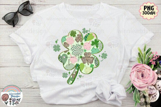 Shamrock Cheetah St Patricks T-shirt