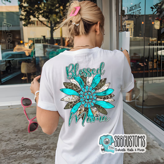 Blessed Mama Sunflower T-shirt