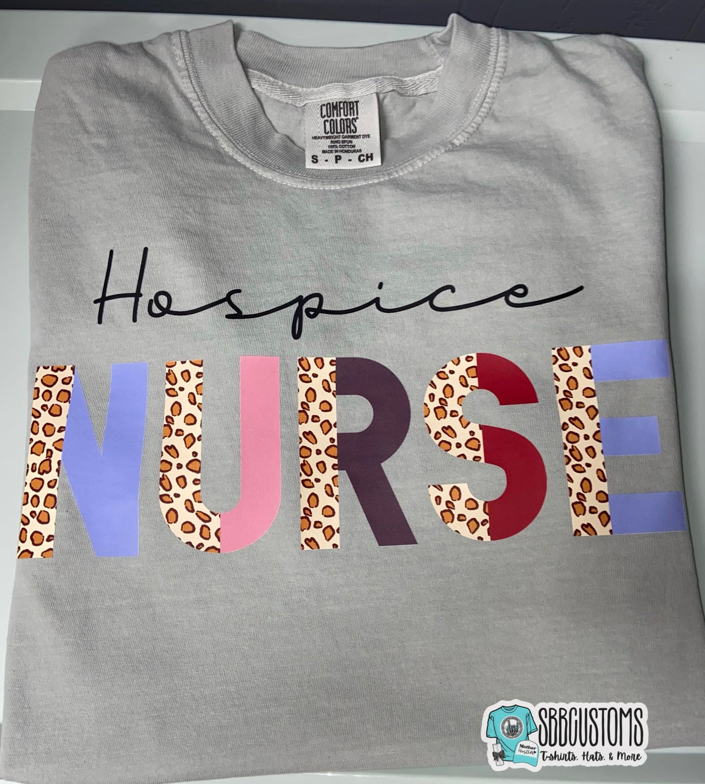 Hospice Nurse Leopard  T-shirt