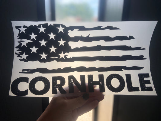 Quick Ship Cornhole Flag T-shirt
