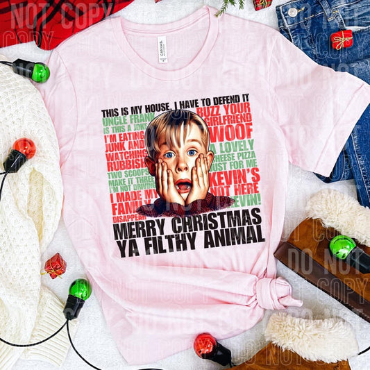 Merry Christmas Animal T-shirt