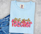 Teacher Watercolor Name Any Grade T-shirt