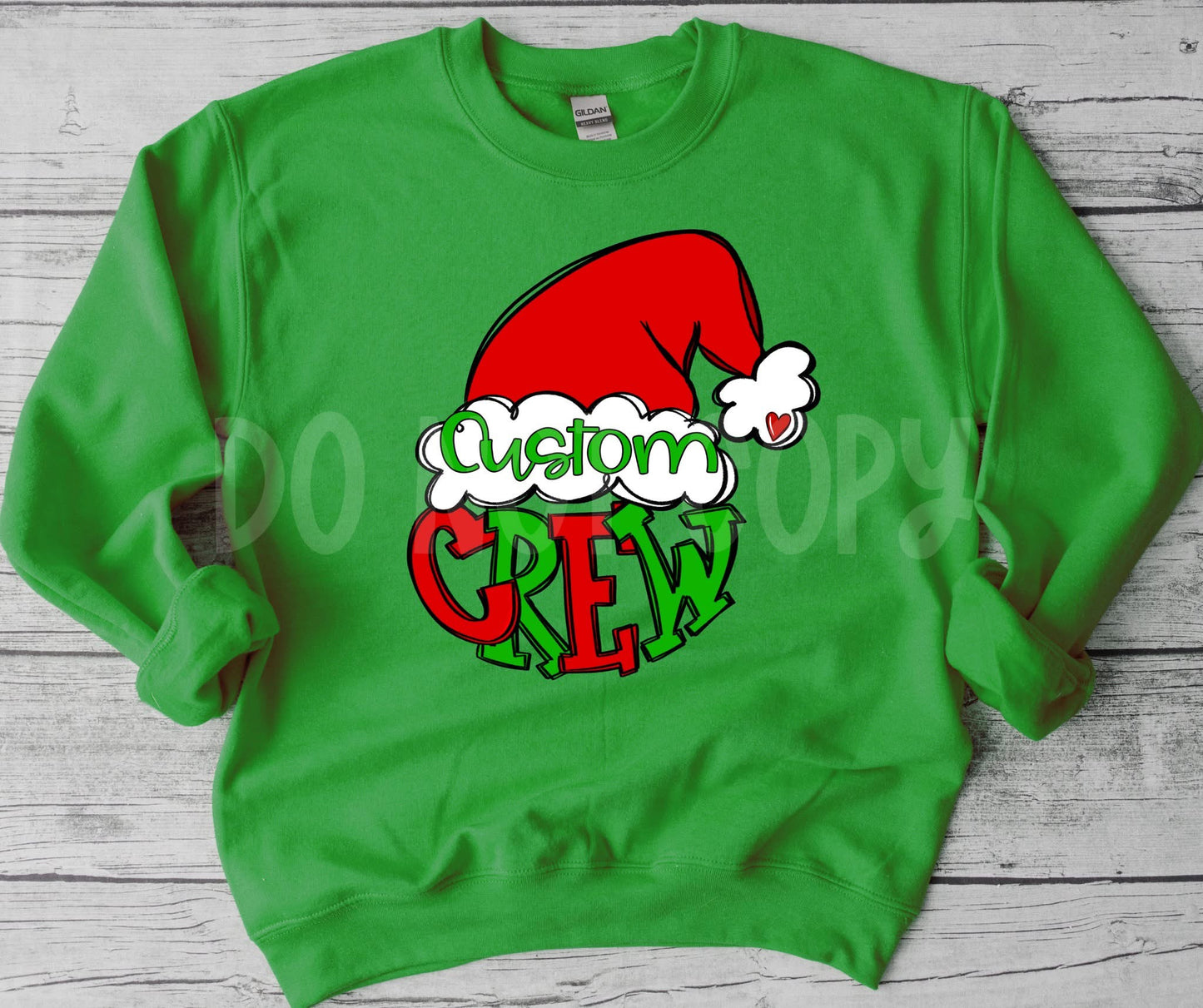 Custom Crew Christmas Hat T-shirt