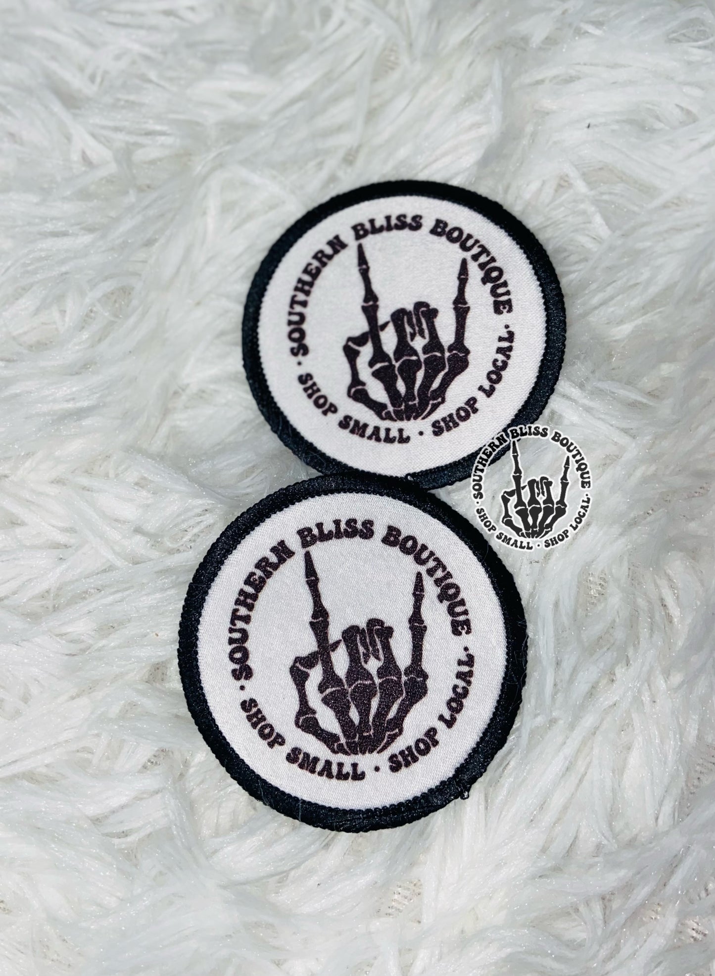 SBB Shop Small Shop Local Trucker Hat Patch Only