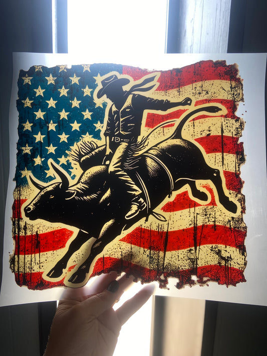 Quick Ship Bucking Bull T-shirt