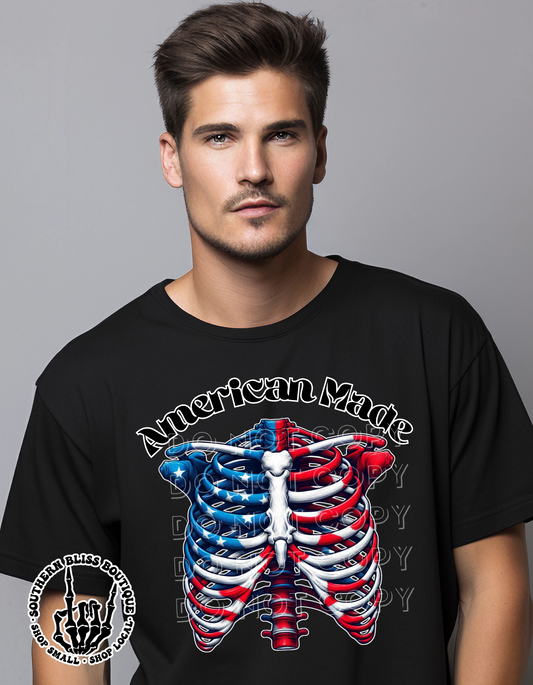 American Made Patriotic Mens T-shirt