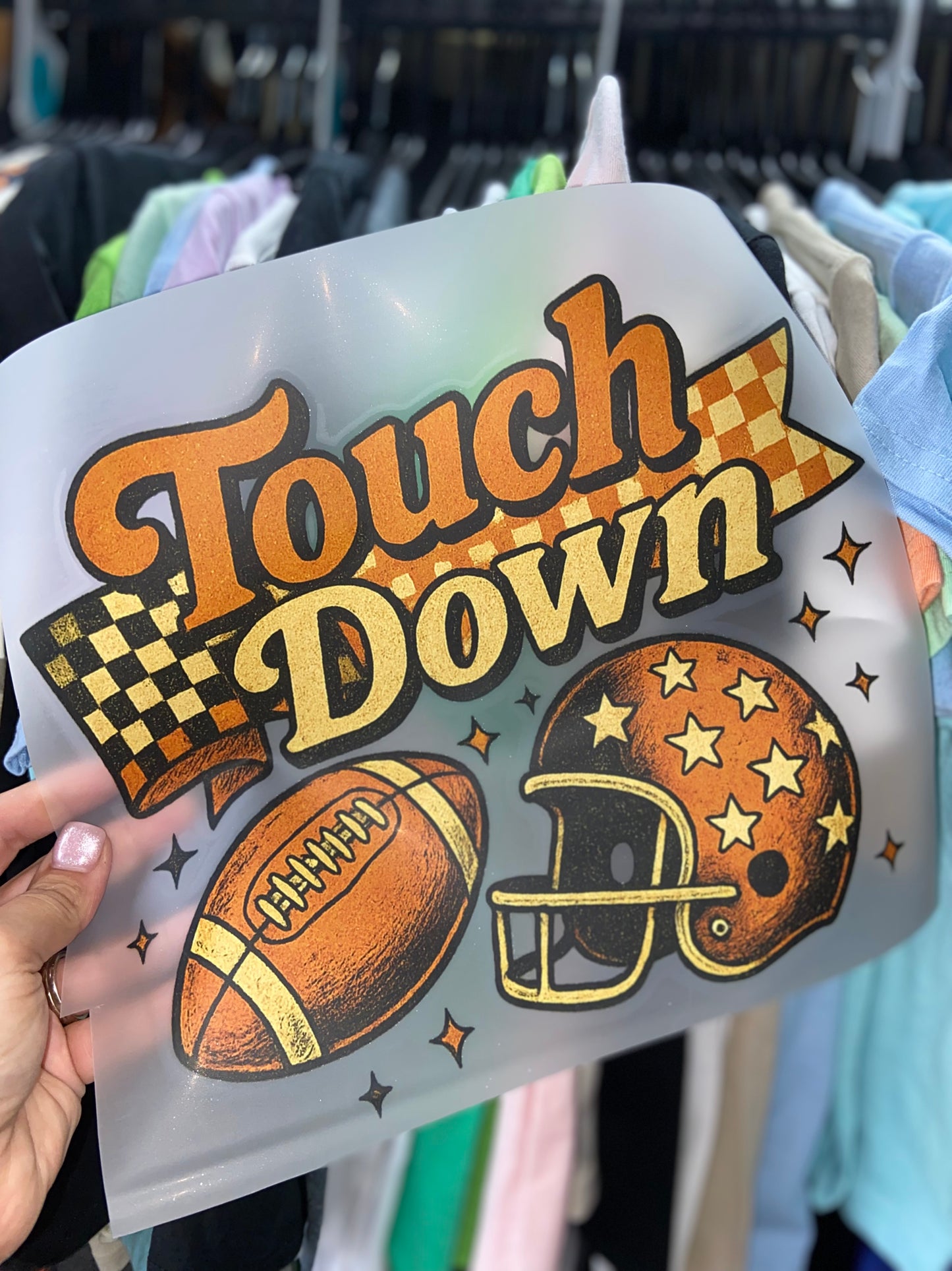 Quick Touchdown Collage T-shirt