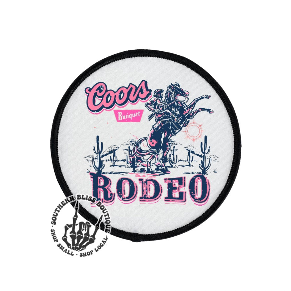 Coors Rodeo Punchy Trucker Hat Patch Only