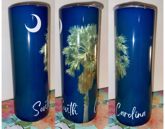 South Carolina Palm Tree 20oz Tumbler