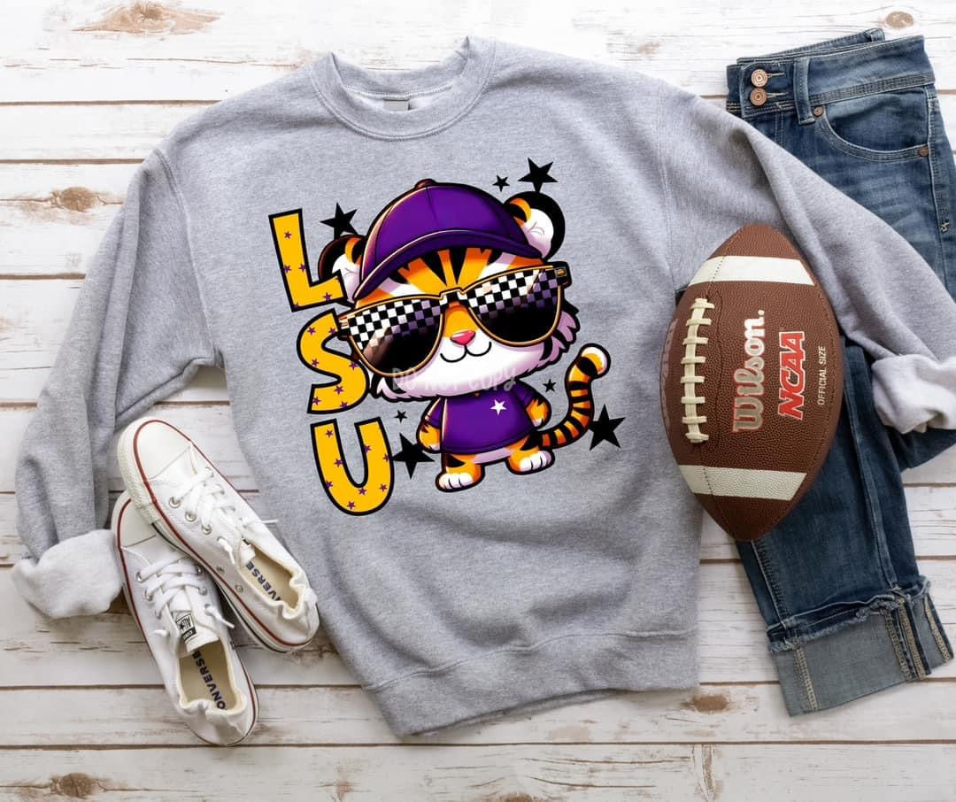 LSU Team Star Mascot T-Shirt