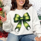 Green Christmas Bow T-shirt