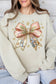 Nativity Filled Bow Sweatshirt