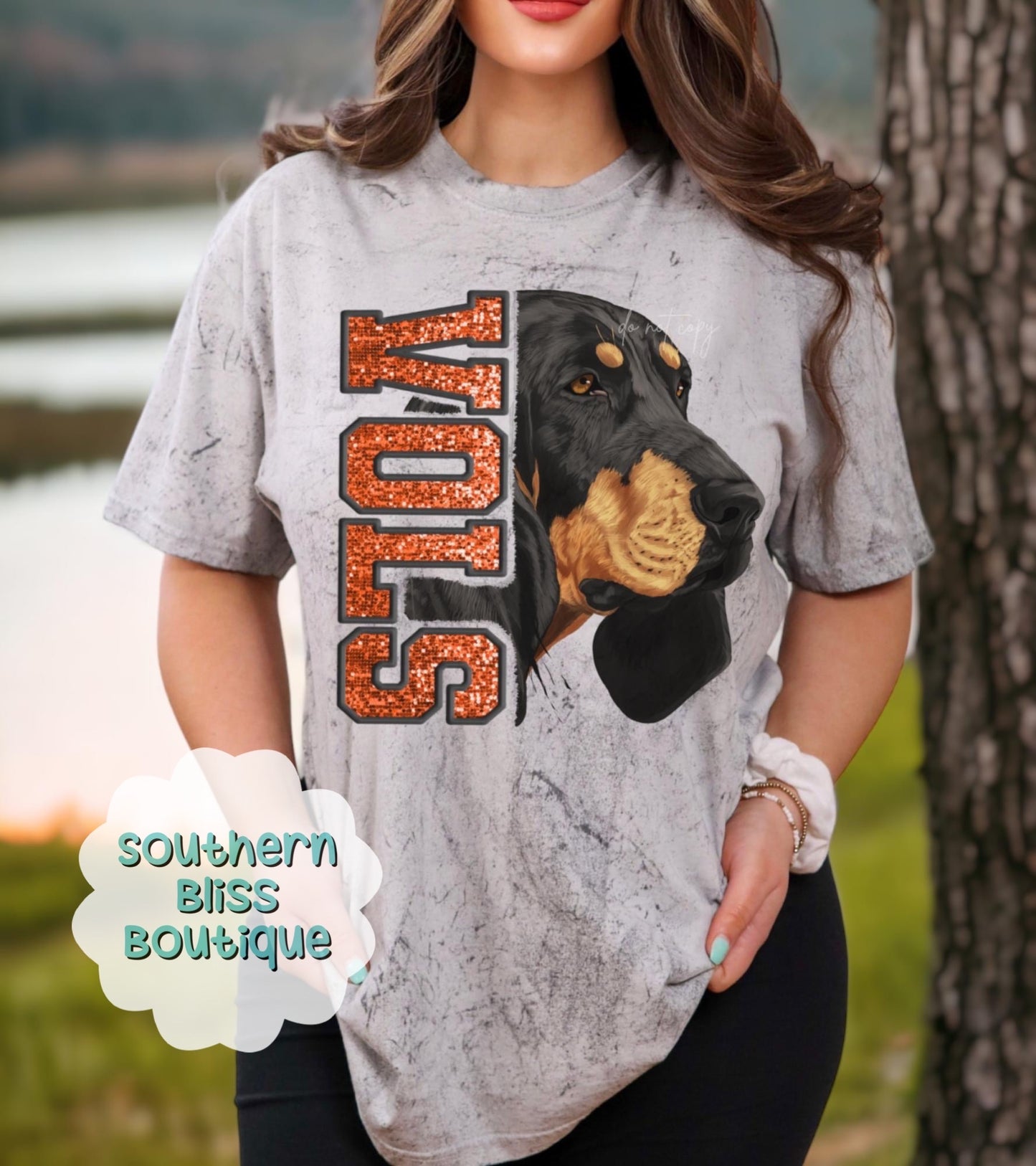 Tennessee Mascot Vols Glitter T-Shirt