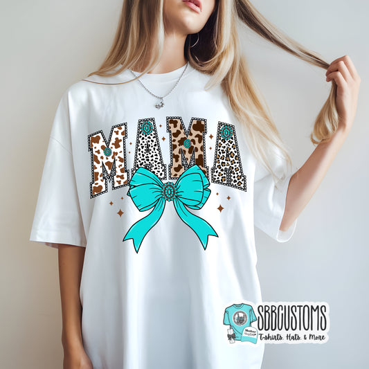 Mama Western Coquette Bow T-shirt