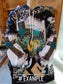 Leopard Printed Bleached Hoodies