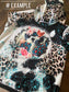 Leopard Printed Bleached Hoodies