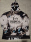 Leopard Printed Bleached Hoodies
